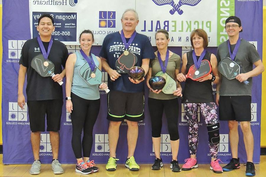 The San Juan College Foundation hosted its first Pickleball Tournament on January 27, through January 29.